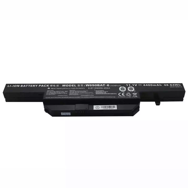 Genuine laptop battery for CLEVO W650SC, W650SH, W650SZ, W665SZ, W670SJQ, W670SZQ1 - Image 4