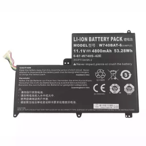 Genuine laptop battery for CLEVO 3ICP7/34/95-2