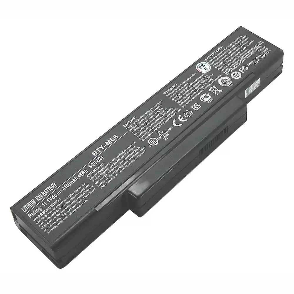 Replacement laptop battery for CLEVO M660NBAT-6