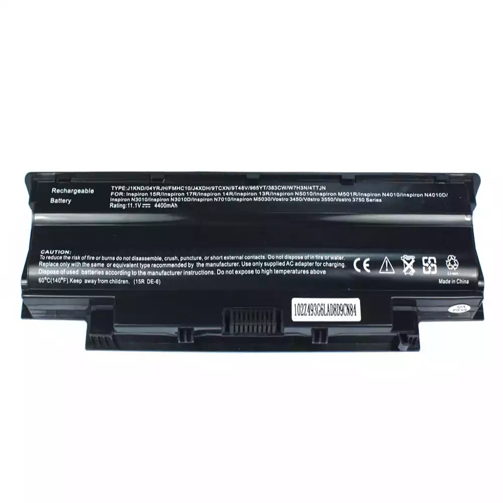Replacement laptop battery for DELL J1KND