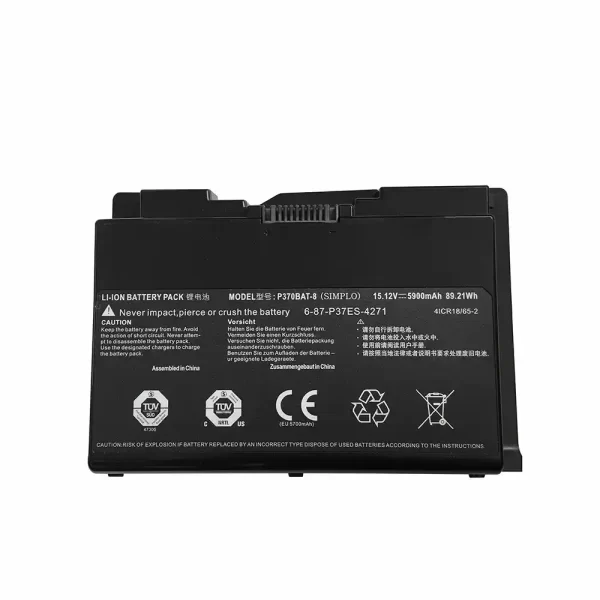 Genuine laptop battery for CLEVO P370BAT-8