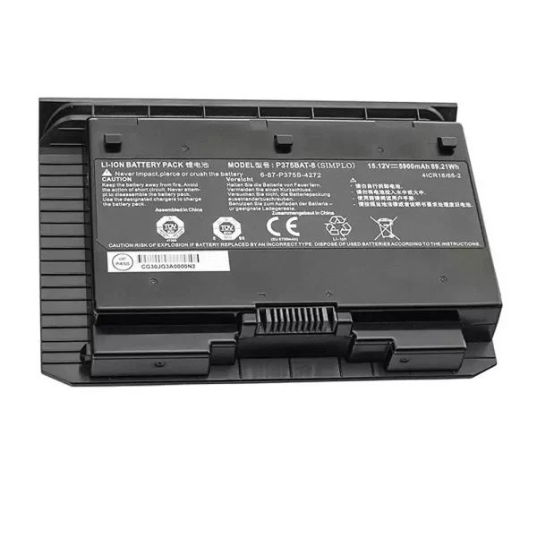 Genuine laptop battery for CLEVO SAGER NP9390