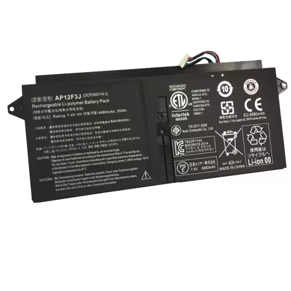 Genuine laptop battery for ACER AP12F3J