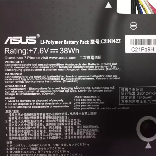 Genuine laptop battery for ASUS F302L,F302LA,F302LJ - Image 3