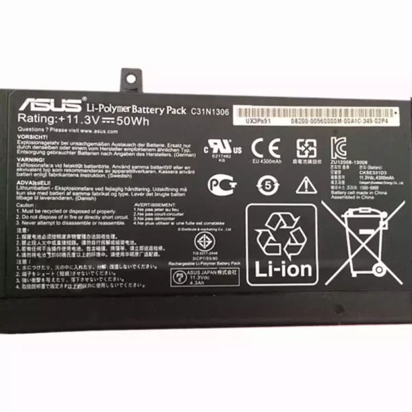 Genuine laptop battery for ASUS ZenBook UX302L，ZenBook UX302LA，ZenBook UX302LG - Image 3