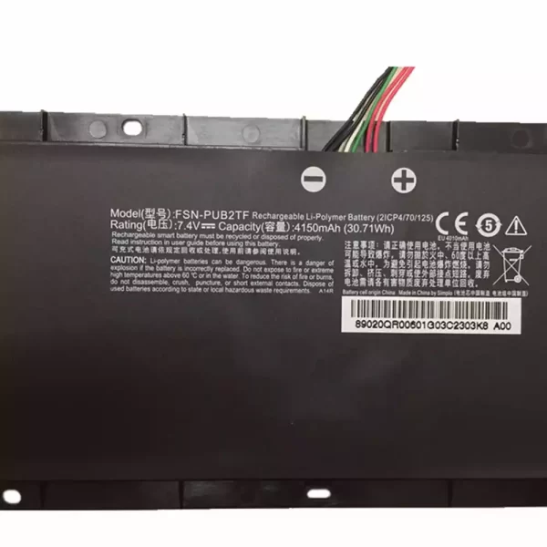 Genuine laptop battery for TONGFANG FSN-PUB2TF - Image 3