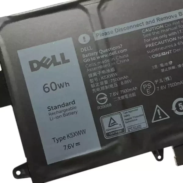 Genuine laptop battery for DELL K5XWW - Image 3