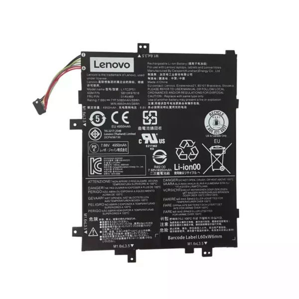 Genuine laptop battery for LENOVO 01AV469,SB10K97616
