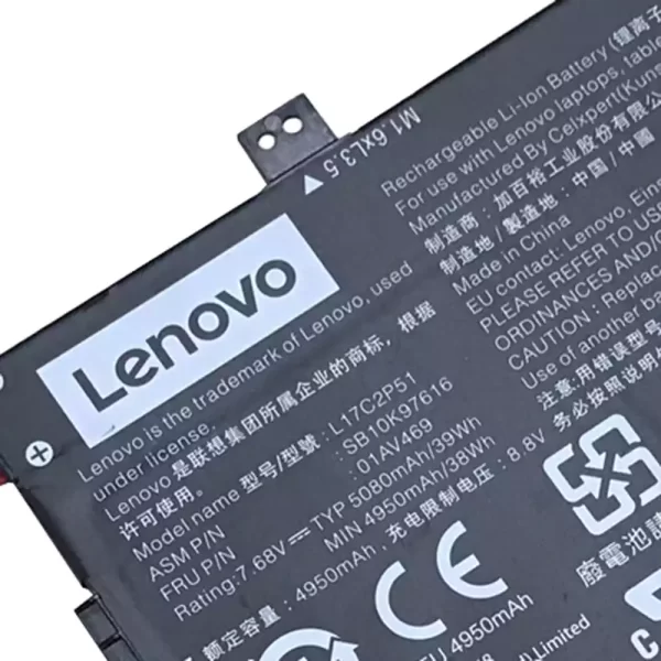 Genuine laptop battery for LENOVO 01AV469,SB10K97616 - Image 3