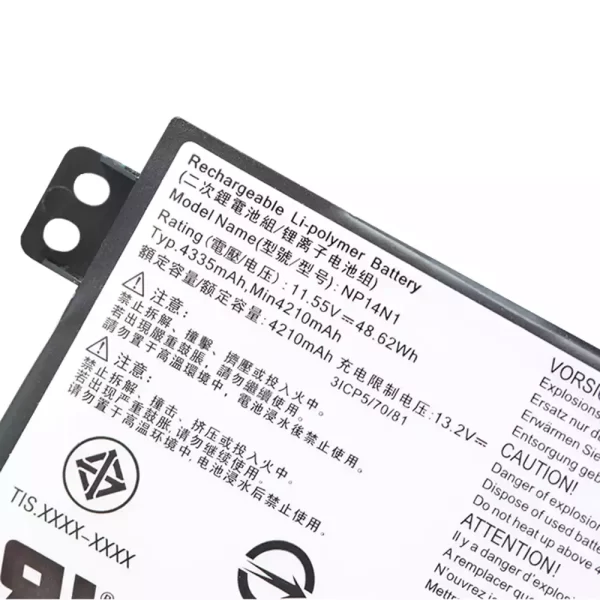 Genuine laptop battery for GETAC NP14N1 - Image 2