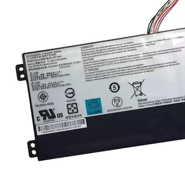 Genuine laptop battery for GETAC NP14N1 - Image 3
