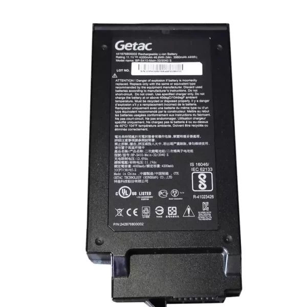 Genuine laptop battery for GETAC BP-S410-Main-32/2040 S