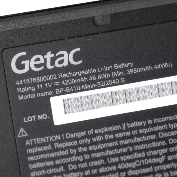 Genuine laptop battery for GETAC BP-S410-Main-32/2040 S - Image 3
