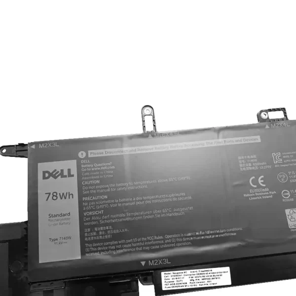Genuine laptop battery for DELL 7146W - Image 2