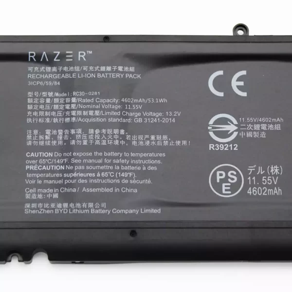 Genuine laptop battery for RAZER Blade Stealth 2018, Blade Stealth 2019, Blade Stealth i7-8565U - Image 2