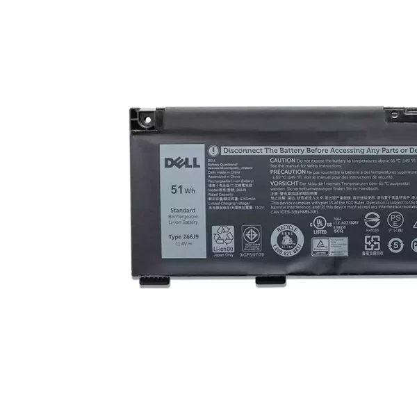 Genuine laptop battery for DELL 266J9 - Image 3
