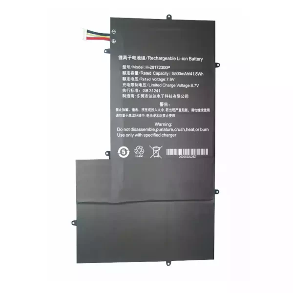 Genuine laptop battery for H-28172300P,TEClAST F15