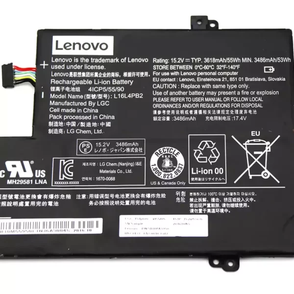 Genuine laptop battery for LENOVO L16L4PB2 L16M4PB2 L16C4PB2 - Image 3