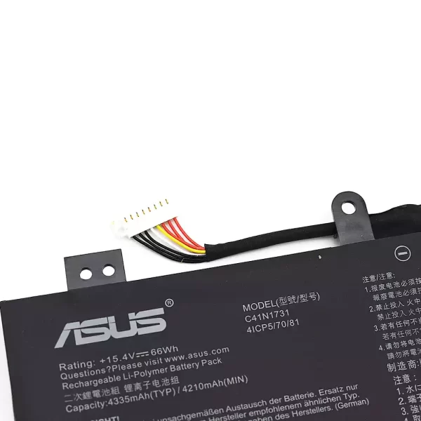 Genuine laptop battery for ASUS C41N1731 - Image 3
