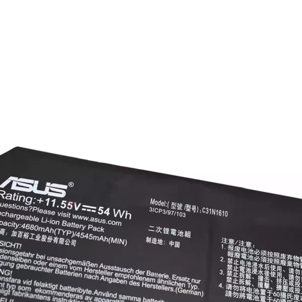 Genuine laptop battery for ASUS Zenbook UX330 UX330U UX330CA,U3000C - Image 3