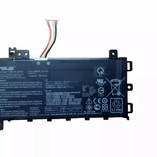 Genuine laptop battery for ASUS VivoBook 15 X512UF X512FA X512UB FL5800F F512D A512F X712FA - Image 4