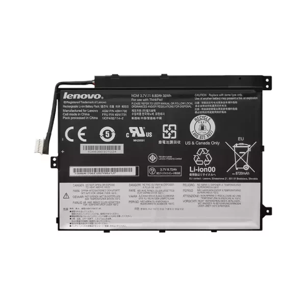 Genuine laptop battery for LENOVO 45N1727,45N1728,45N1729,45N1730,45N1731,45N1733