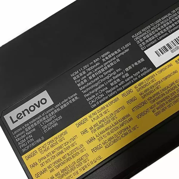 Genuine laptop battery for LENOVO 01AV495 01AV496 - Image 3
