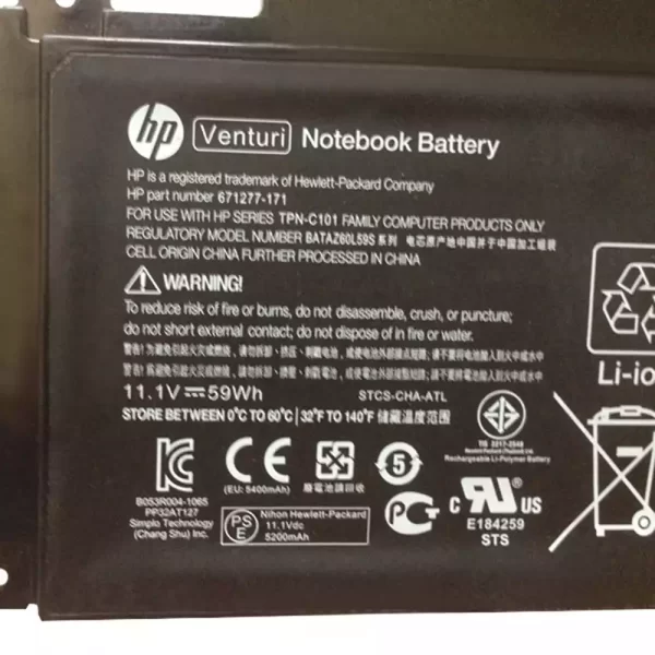 Genuine laptop battery for HP 671602-001 671277-171 TPN-C101 - Image 3