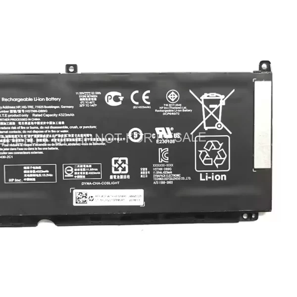 Genuine laptop battery for HP Pavilion Gaming 15-ec,15-ec0000,15-ec1011ns,15-ec1012ns,15-ec1206ng,Pavilion Gaming 16-a0000 - Image 4