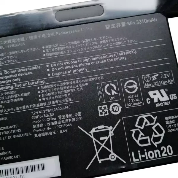 Genuine laptop battery for FUJITSU FPB0343S,CP777632-01,FPCBP544 - Image 4