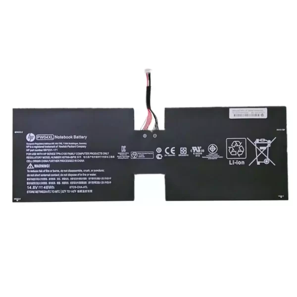 Genuine laptop battery for HP TouchSmart 15-4000eg,TouchSmart 15t-4000