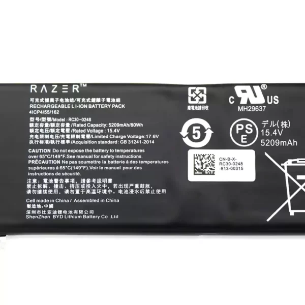 Genuine laptop battery for RAZER RC30-0248 - Image 3