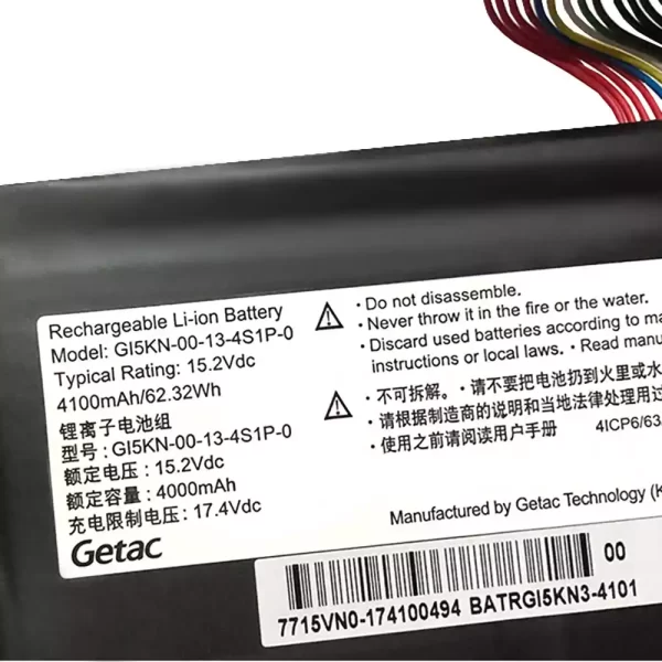 Genuine laptop battery for HASEE GI5KN-00-13-4S1P-0 - Image 3