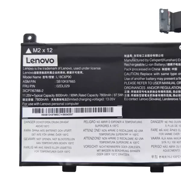 Genuine laptop battery for LENOVO ThinkPad P53 - Image 3