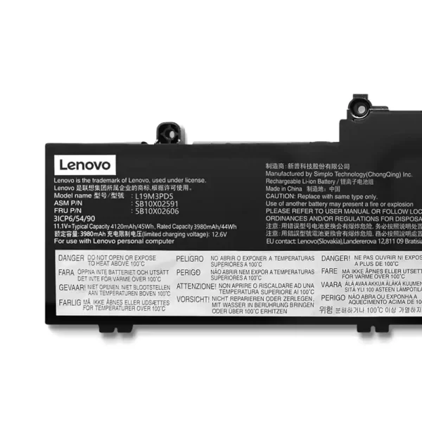Genuine laptop battery for LENOVO L19C3PD5,L19M3PD5,L19L3PD5 - Image 3