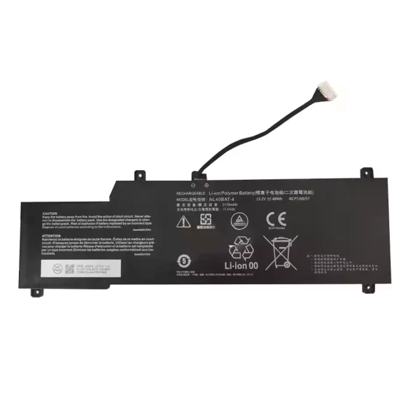 Genuine laptop battery for CLEVO NL40BAT-4