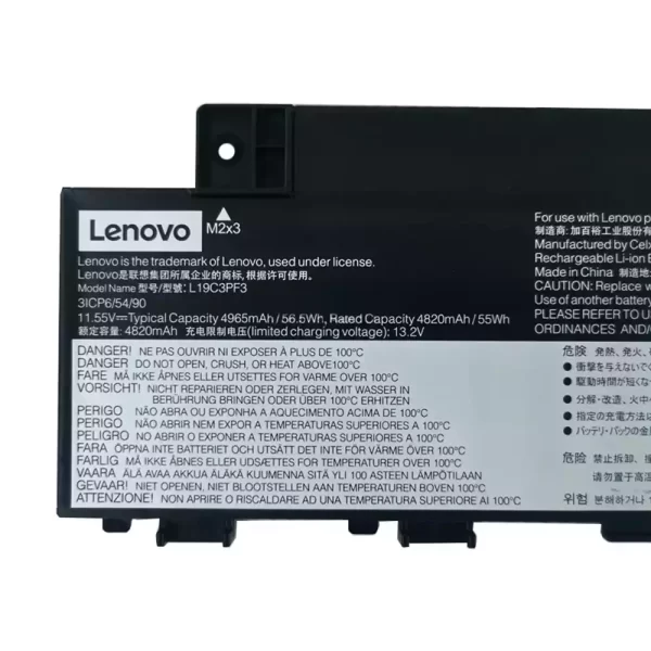 Genuine laptop battery for LENOVO L19M3PF3 L19C3PF3,L19M3PF4 - Image 3