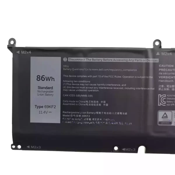 Genuine laptop battery for Dell 69KF2 - Image 3