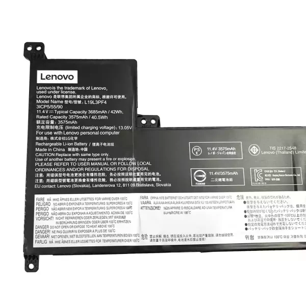 Genuine laptop battery for LENOVO L19L3PF4 - Image 3