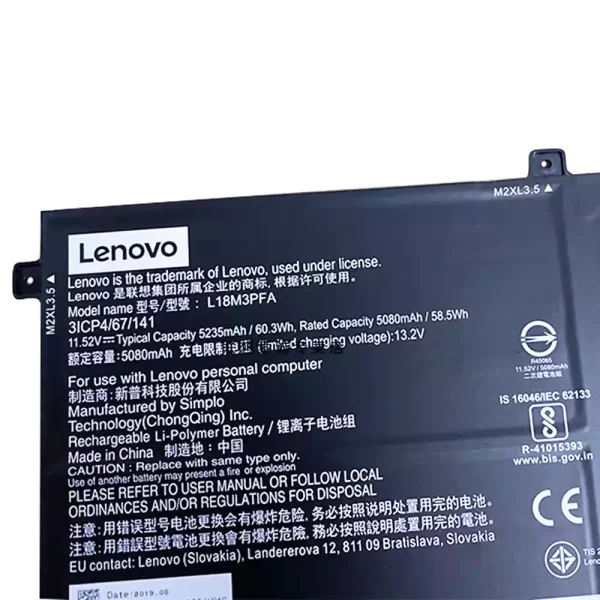 Genuine laptop battery for LENOVO Yoga C740-15IML - Image 3