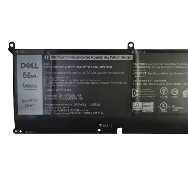 Genuine laptop battery for DELL XPS 15 9500, XPS 15-9500-R1505S, XPS 15-9500-R1845S, XPS 15-9500-R1845TS, XPS 15-9500-R1945TS - Image 3