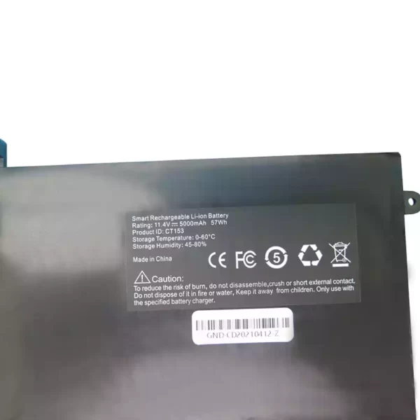 Genuine laptop battery for CT153,BYONE 53B BU53 CU53 Notebook 15 - Image 2