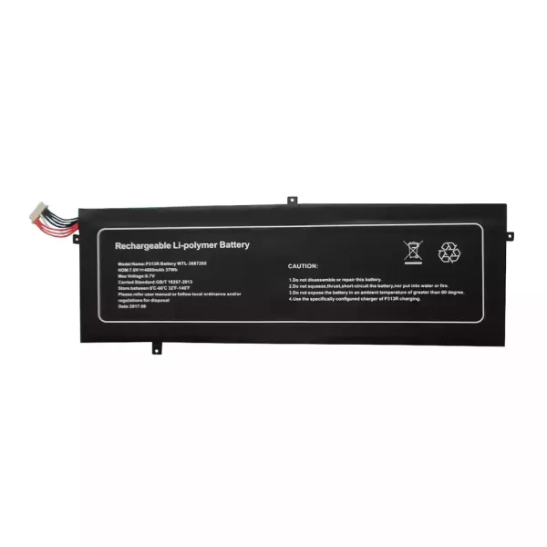 Genuine laptop battery for 3687265P WTL-3687265P HW-3590270 P313R P314