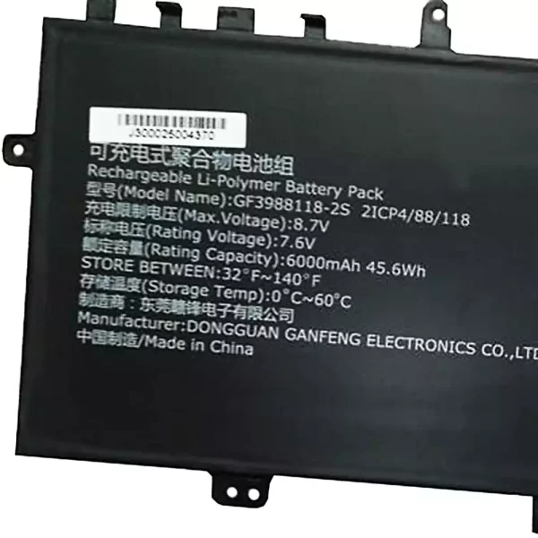 Genuine laptop battery for GF3988118-2S - Image 2