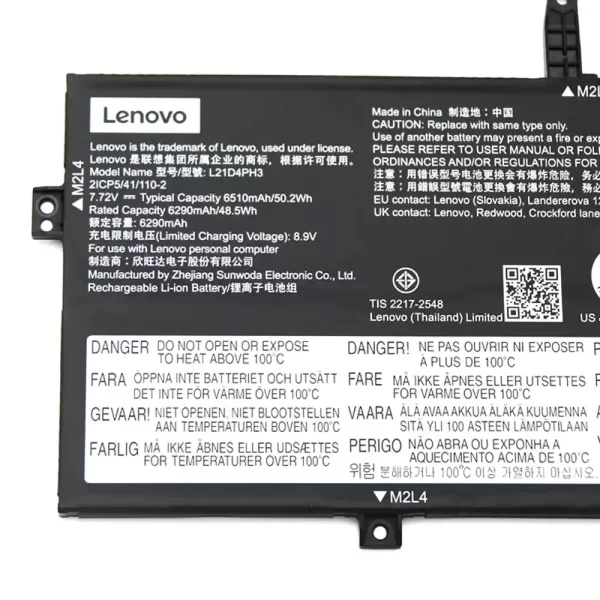 Genuine laptop battery for LENOVO L21C4PH3 L21D4PH3 L21L4PH3 - Image 3