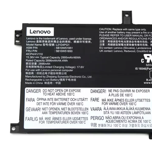Genuine laptop battery for LENOVO L21C4PG1 L21D4PG1 L21L4PG1 - Image 3