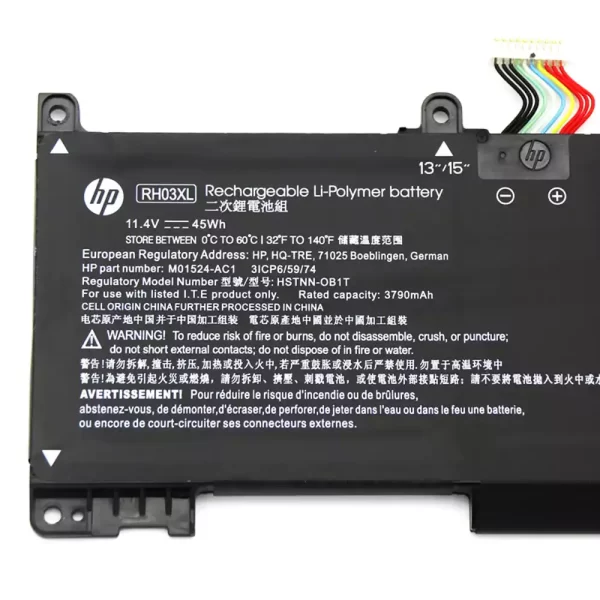 Genuine laptop battery for HP HSTNN-OB1T HSTNN-IB9P TPN-DB0B M01524-AC1 M02027-005 - Image 3