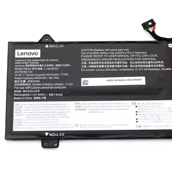 Genuine laptop battery for LENOVO Yoga 7-14ITL5 Yoga 7-15ITL5,C750-14ITL,Yoga 14cACN 2021 - Image 3