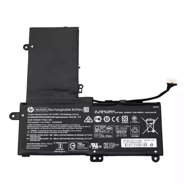 Genuine laptop battery for HP TPN-W117 TPN-C128 HSTNN-UB6V 844201-855 843536-541