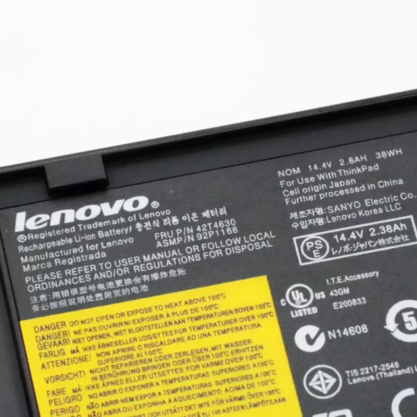 Genuine laptop battery for LENOVO 42T4630 42T4505 40Y6999 40Y7001 - Image 3